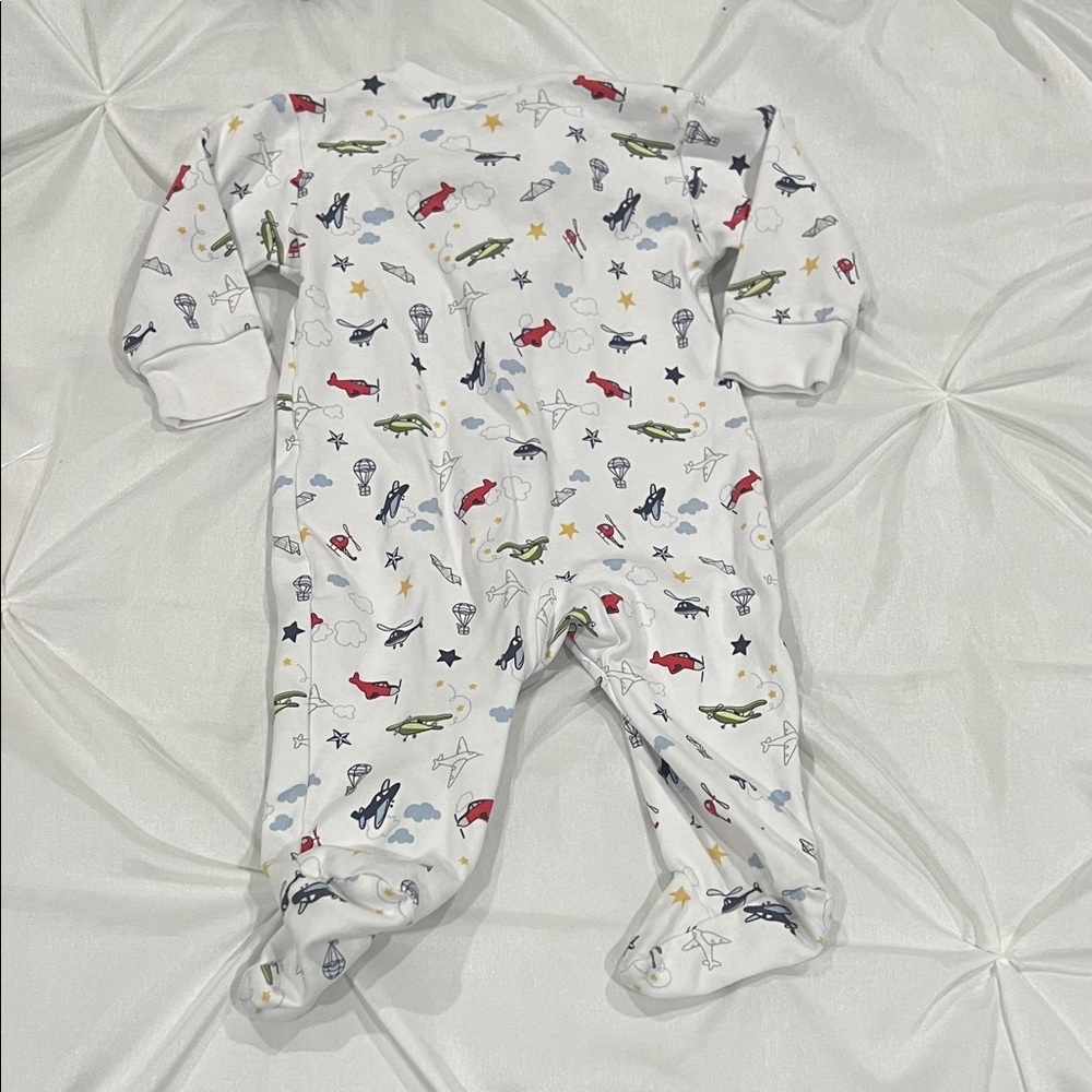 Kissy Kissy White Footie with Colorful Animal Print - Picture 5 of 6